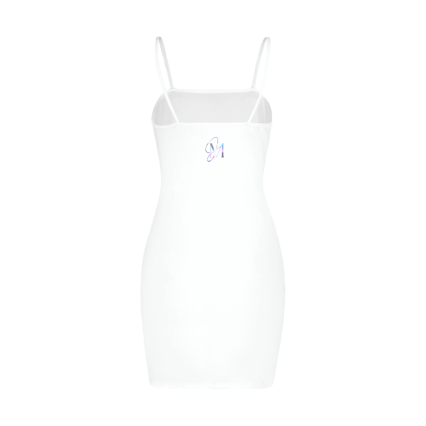 All-Over Print Split Slide Cami Bodycon Dress