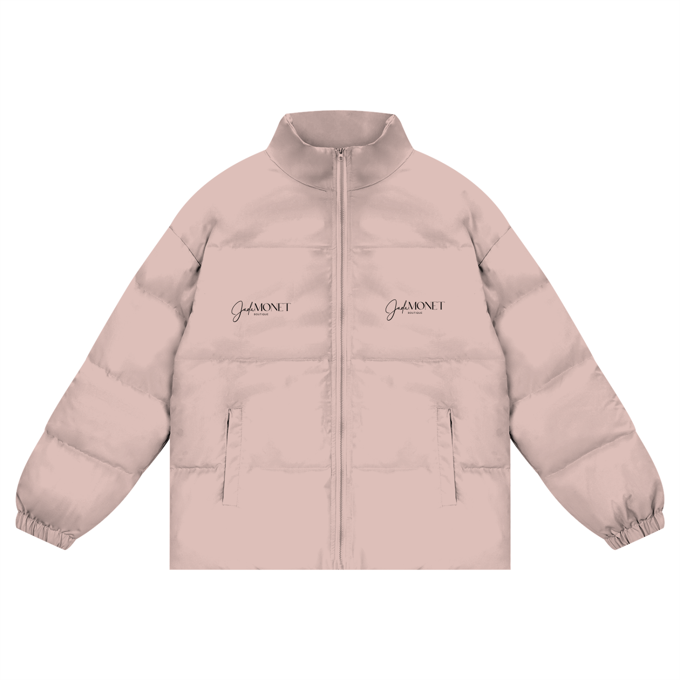 Unisex Zipper Puffer Coat