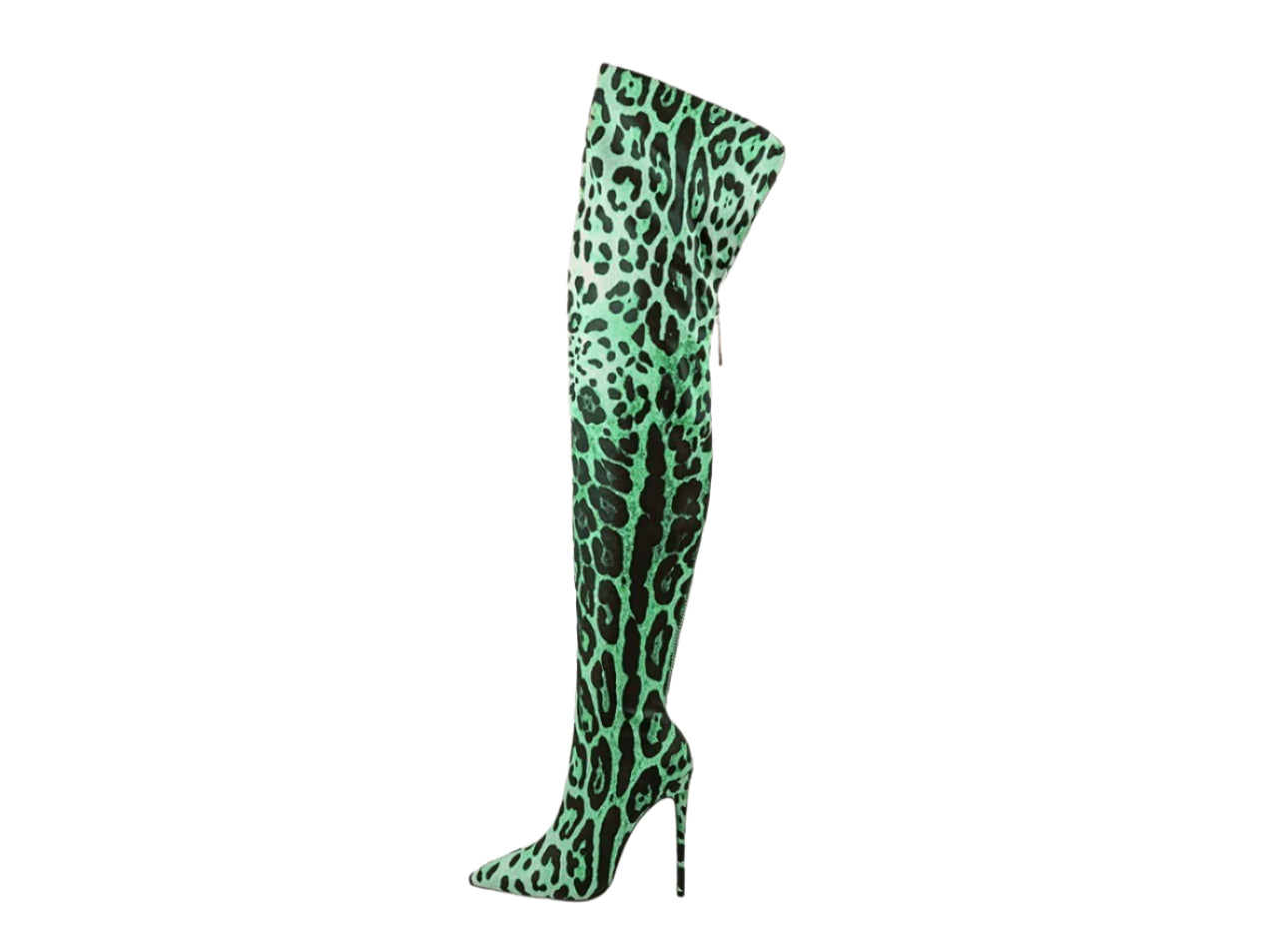 Urban Jungle Thigh High Boots
