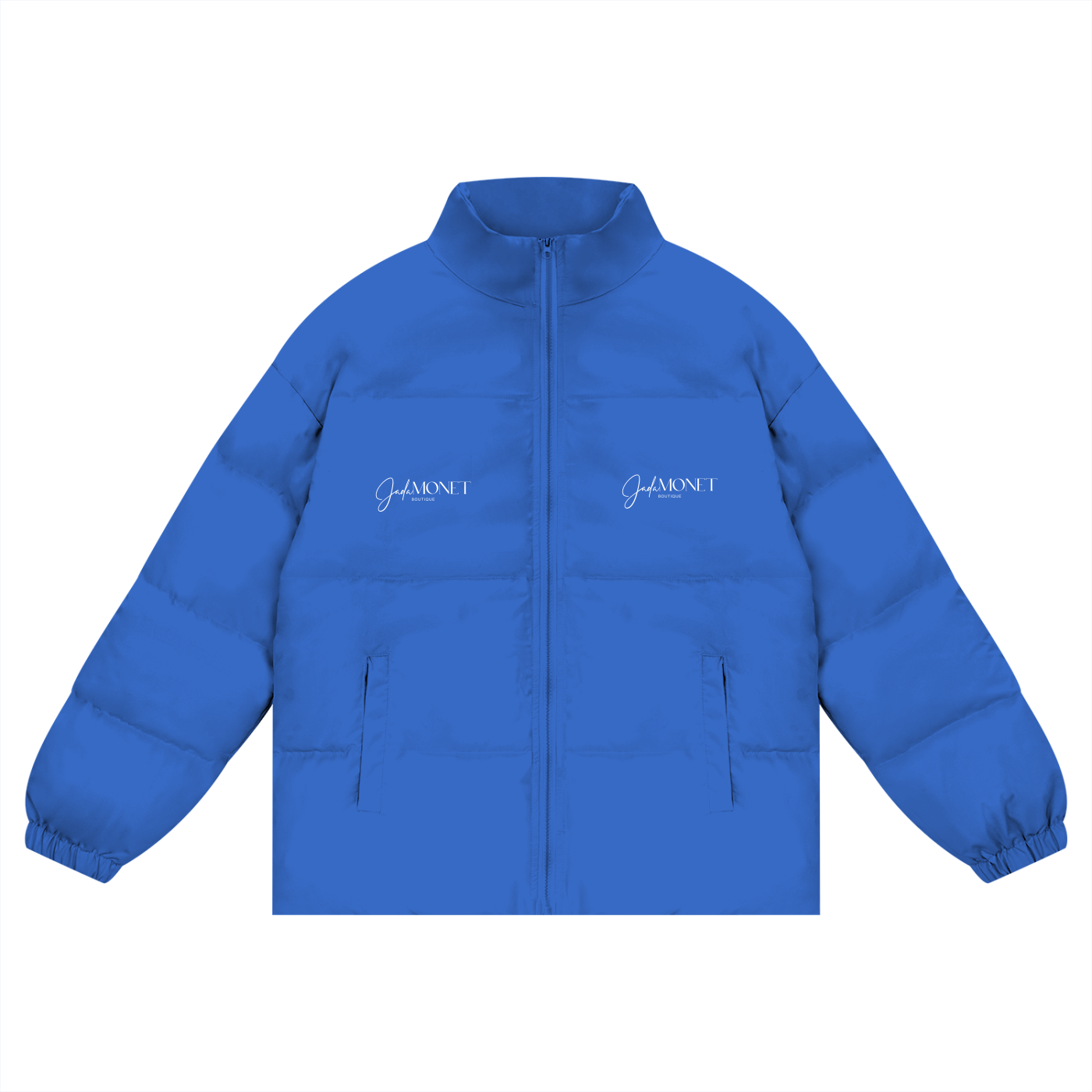 Unisex Zipper Puffer Coat