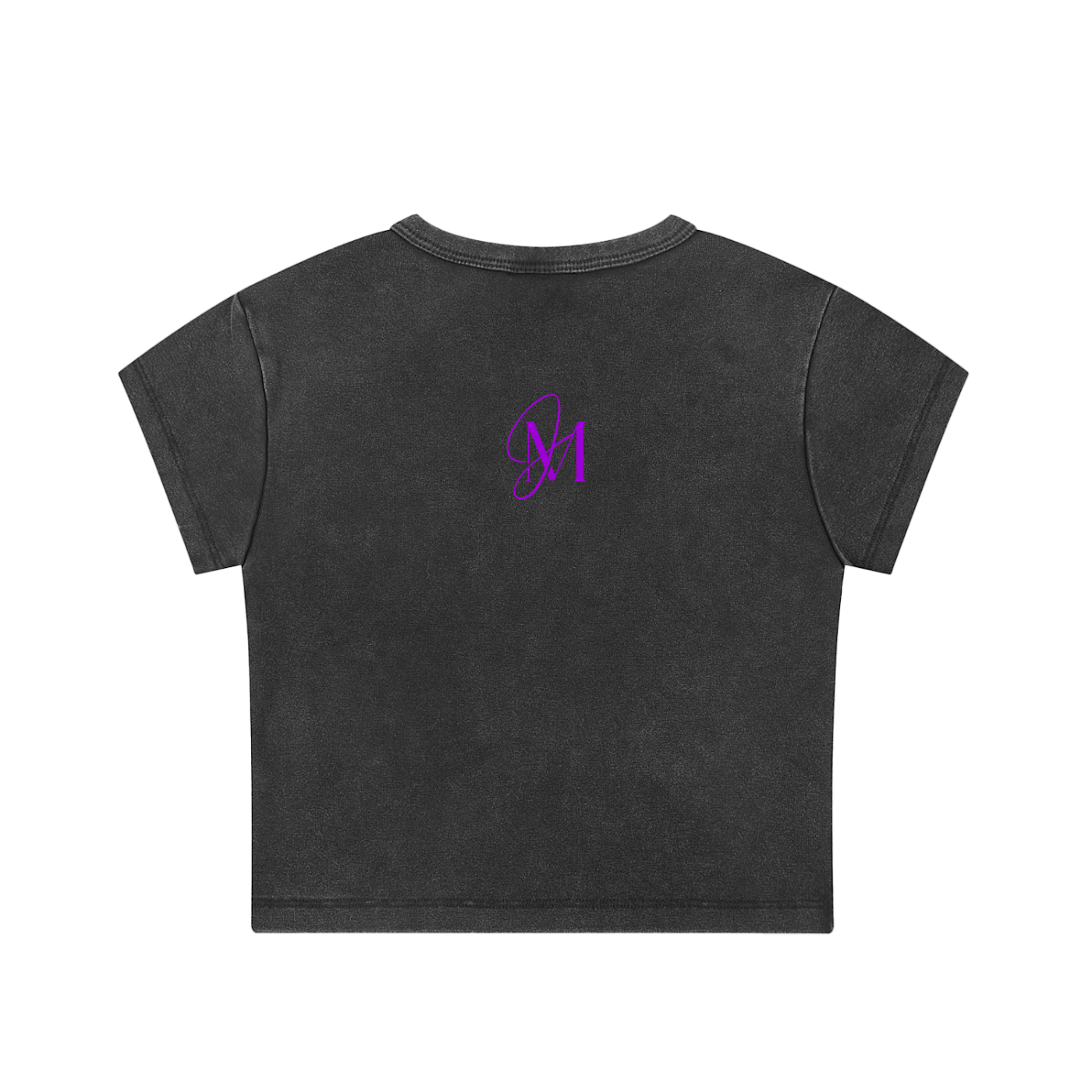 All is Well Mary 3:14 Snow Washed Crop Top