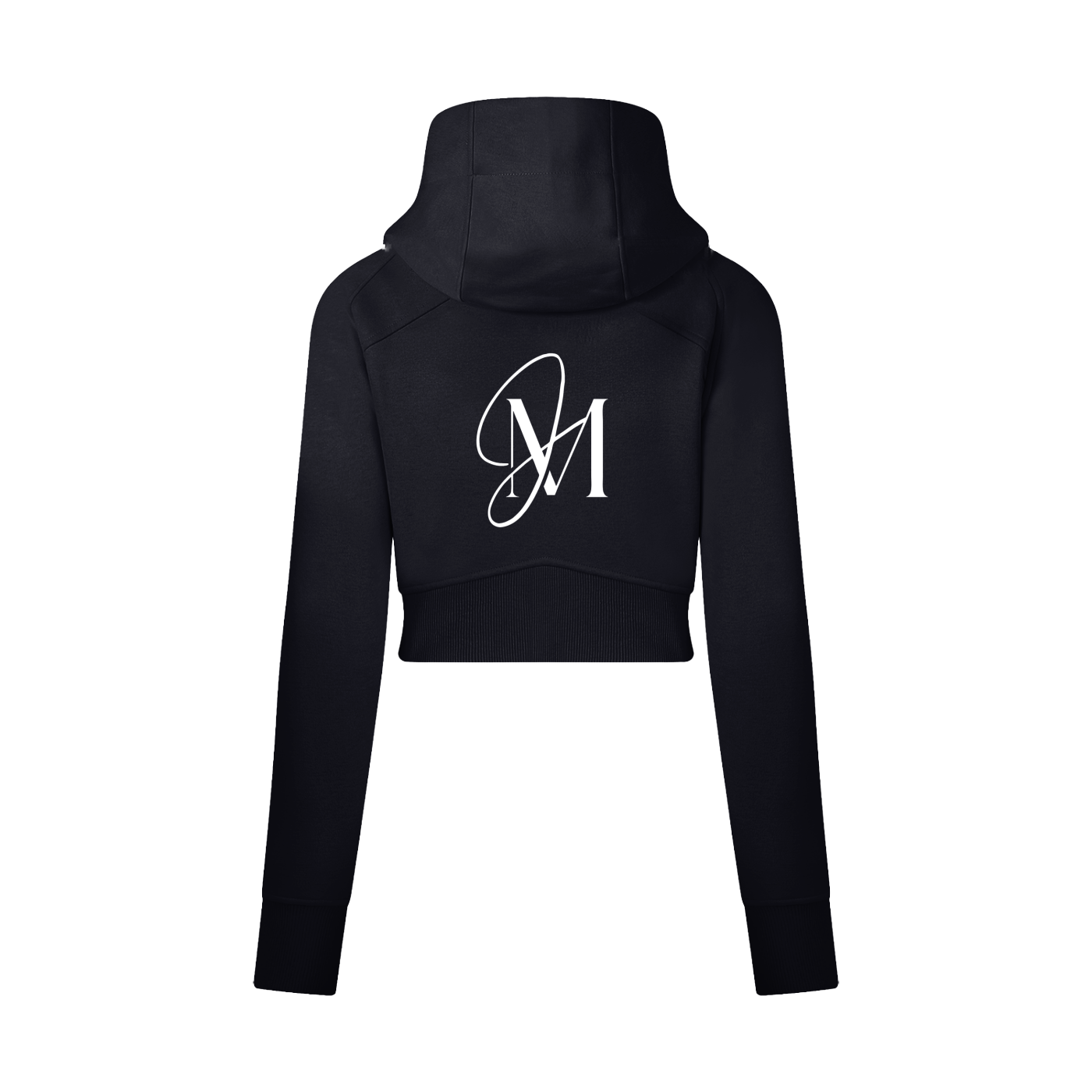 Ciara Cropped Zip-Through Hoodie