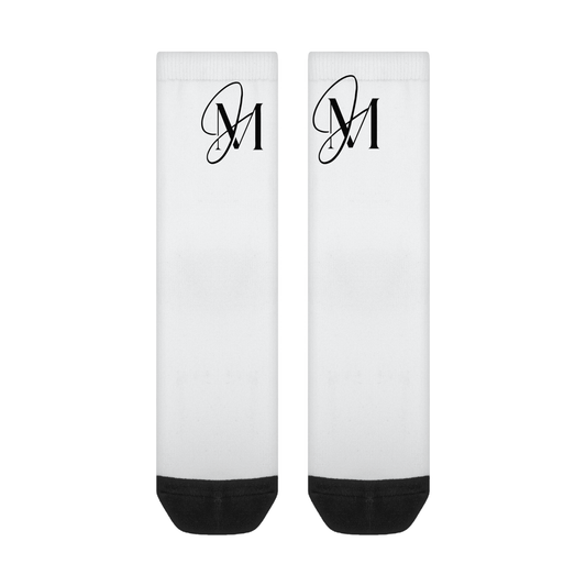 All-Over Print Color Matching Crew Socks