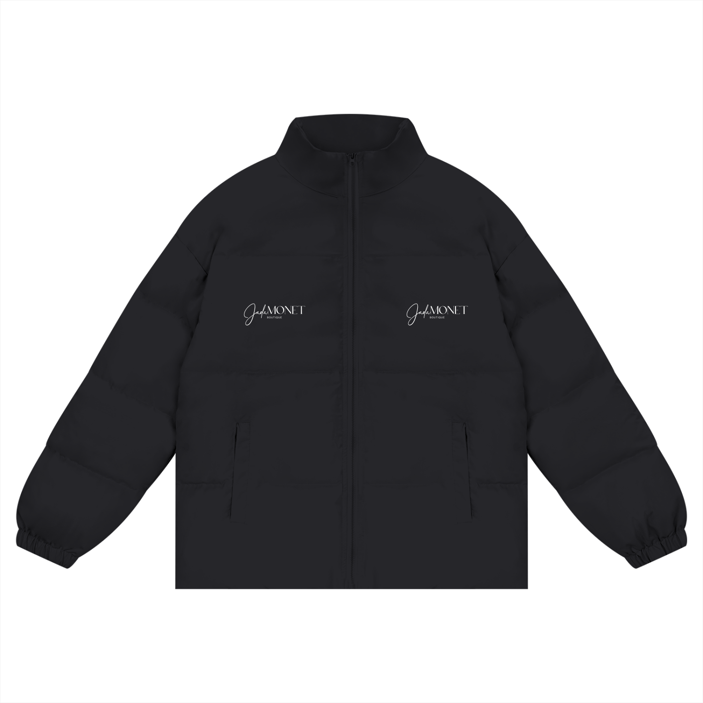 Unisex Zipper Puffer Coat