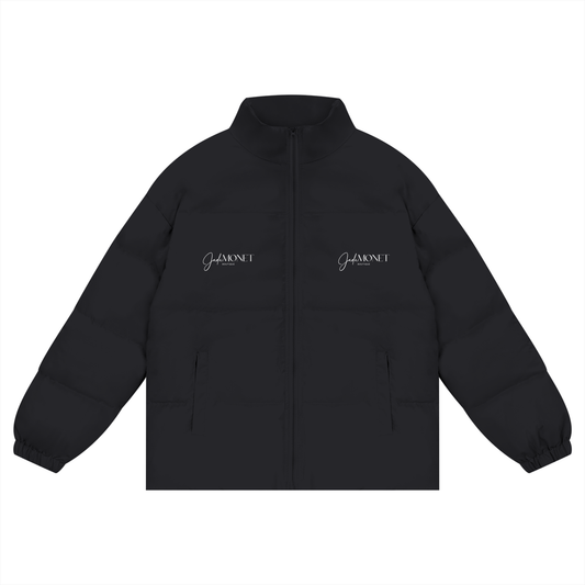 Unisex Zipper Puffer Coat