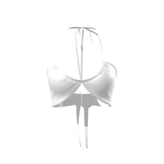 All-Over Print Women's Two-way Halter Crop Top