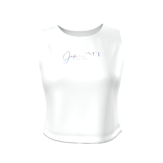 All-Over Print Women's Fitted Crop Tank Top
